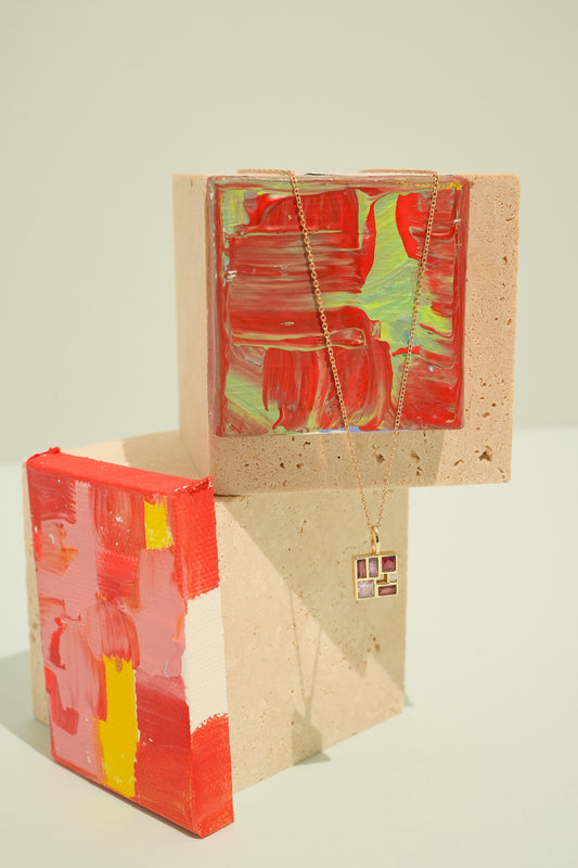 Poetic Mind Ruby Necklace