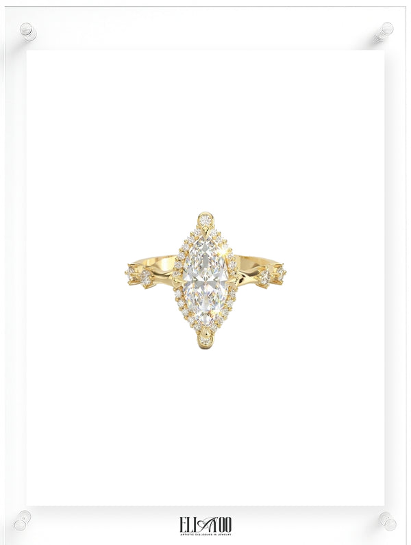 Rococo Monologue Diamond Ring