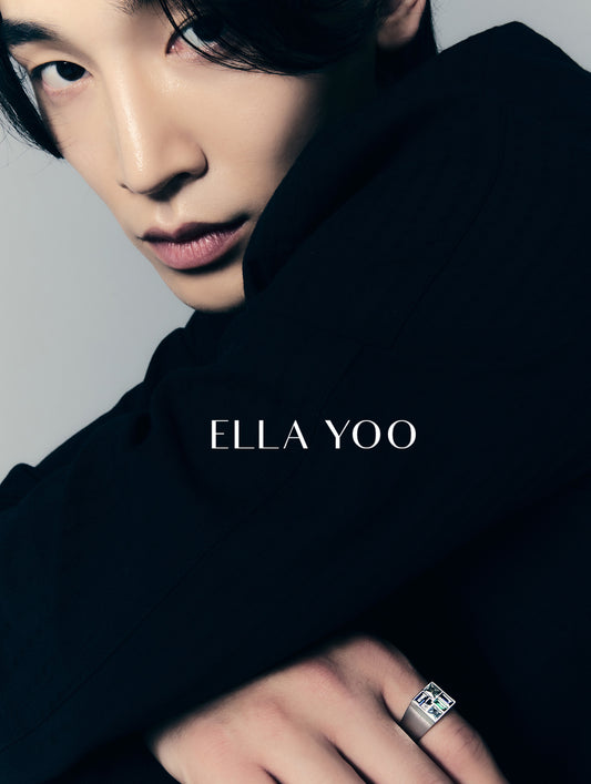 Men's Poetic Mind Blue Sapphire Ring - Sterling Silver