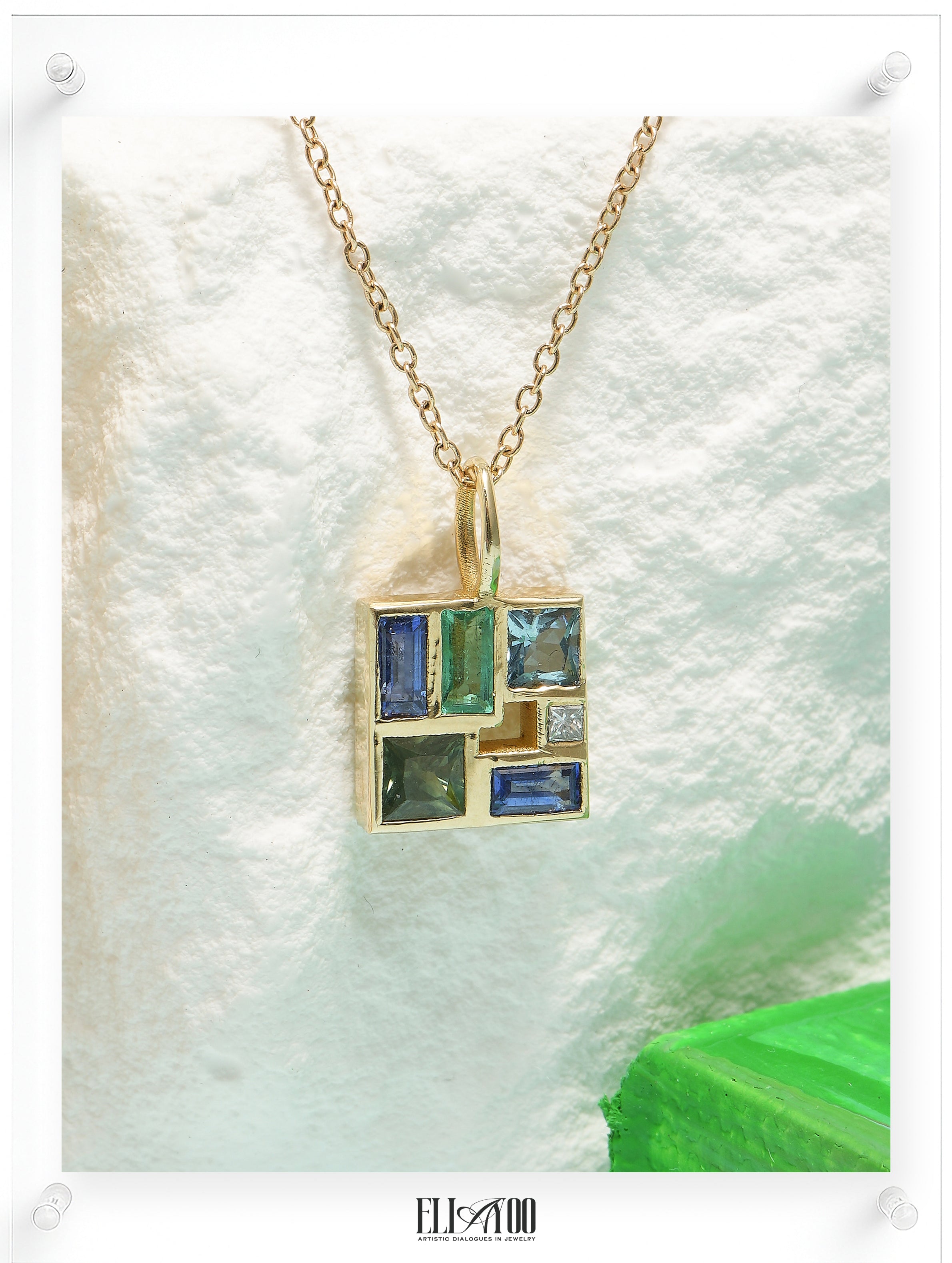 Poetic Mind Blue Sapphire Necklace