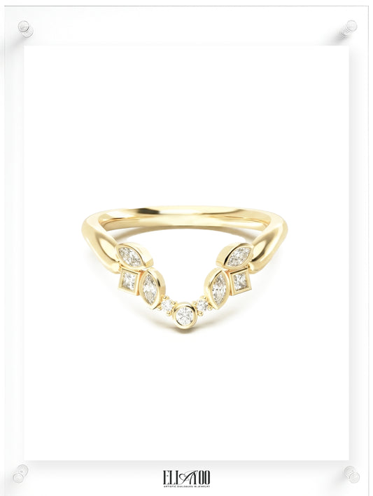 Staccato Glow Stackable Ring
