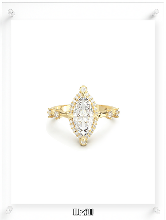 Rococo Monologue Diamond Ring