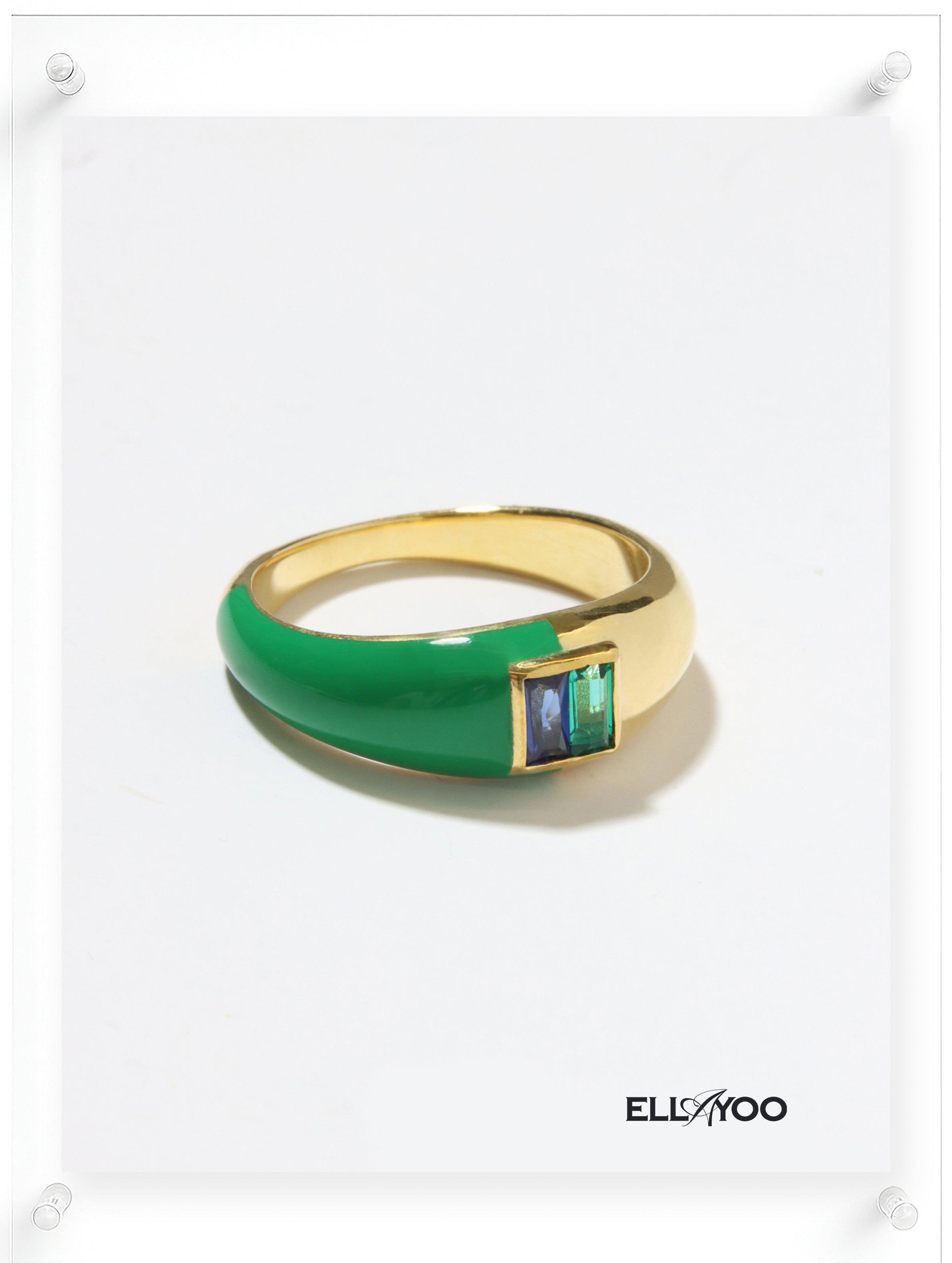 Eclipse Blue Green Ring