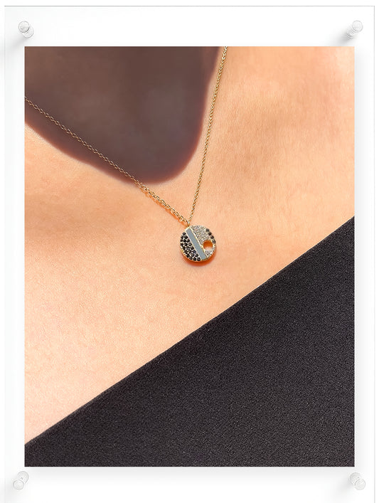 Artist Diamond Necklace - 14k Yellow Gold