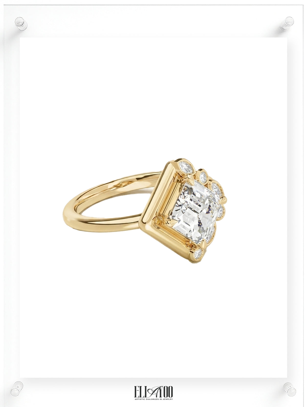 Just Us Cushion Cut Diamond Ring
