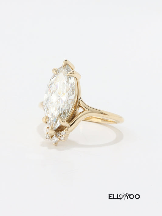 Solrae Diamond & Moissanite Ring