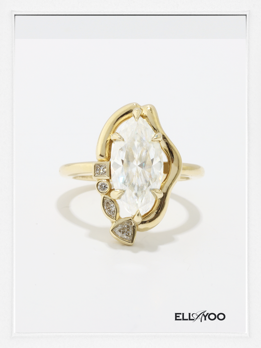 Lumarie Diamond & Moissanite Ring