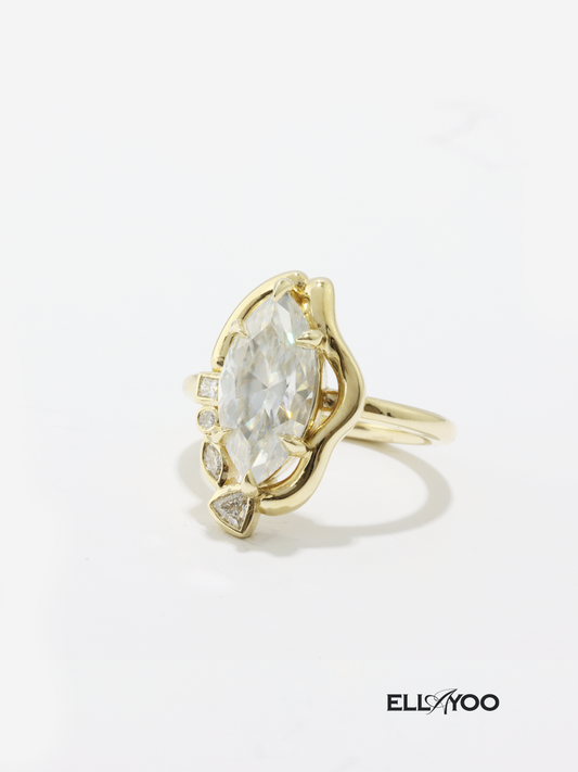 Lumarie Diamond & Moissanite Ring