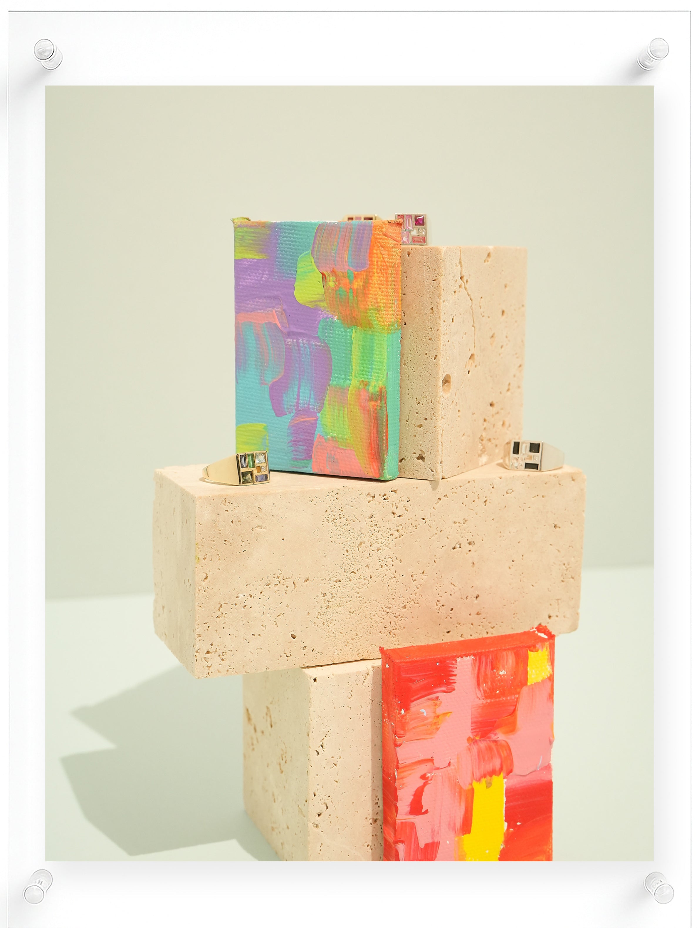 Poetic Mind Black Onyx Gold Ring