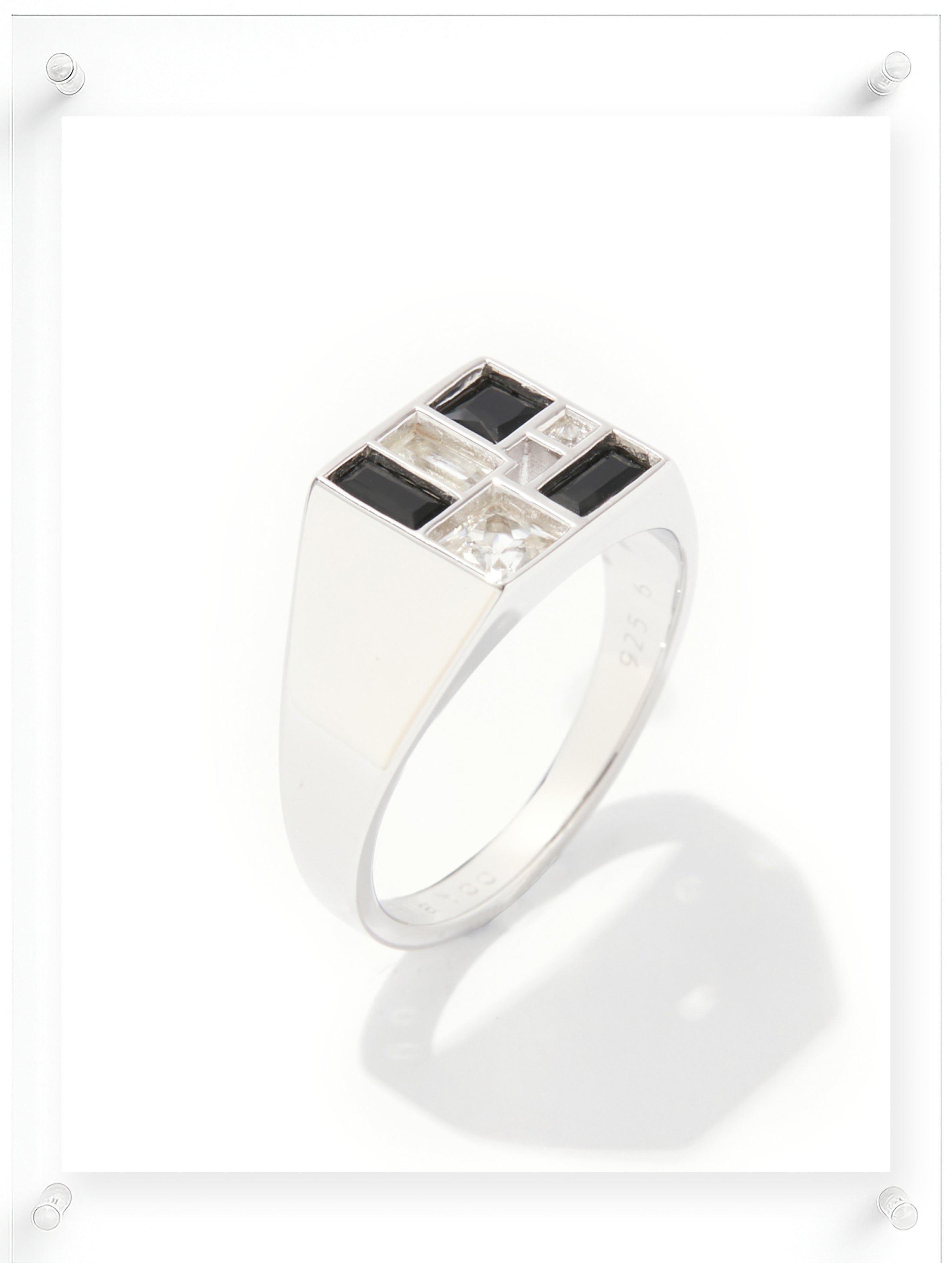 Poetic Mind Black Onyx Ring - 14k White Gold