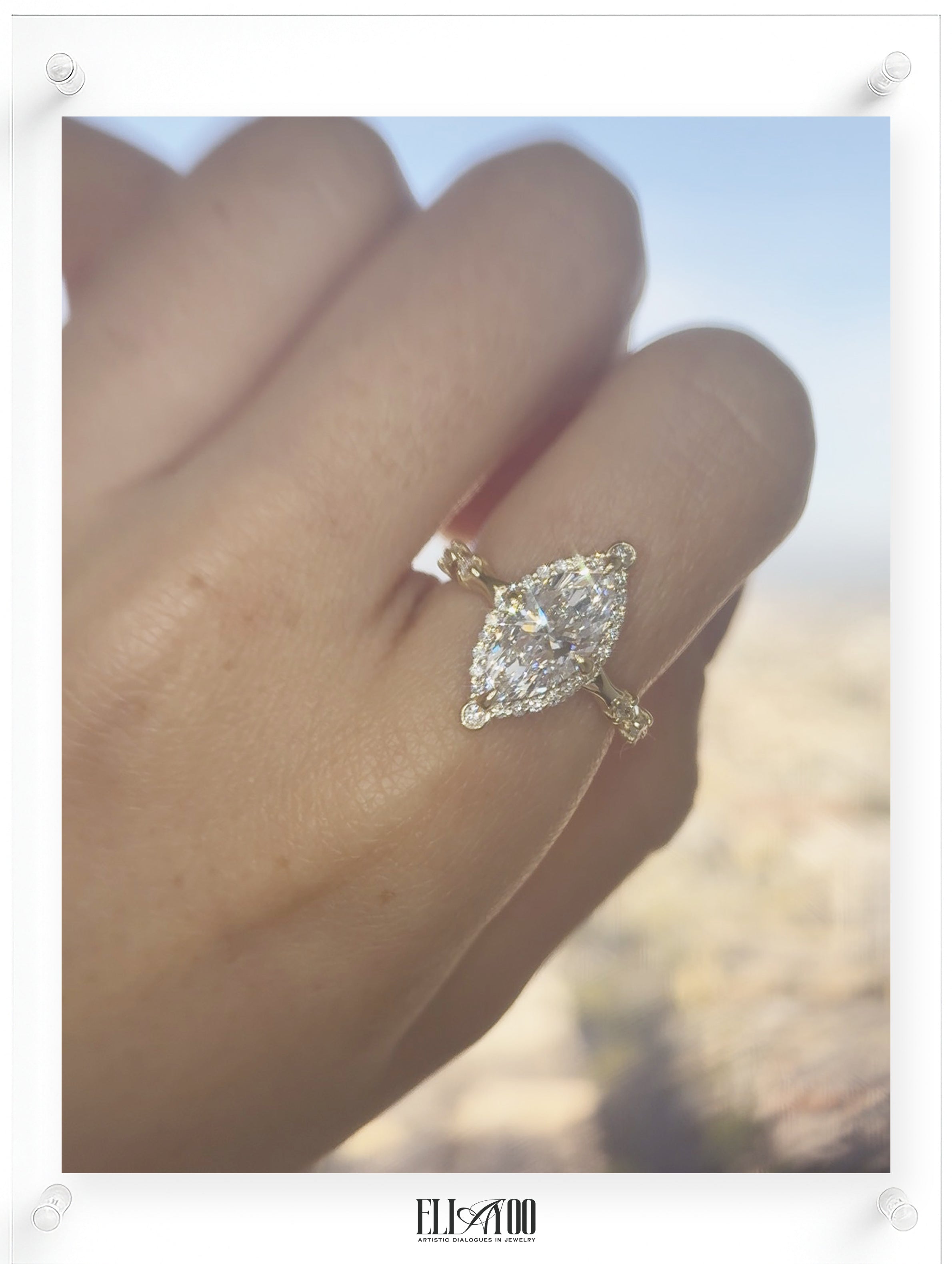 Rococo Monologue Diamond Ring