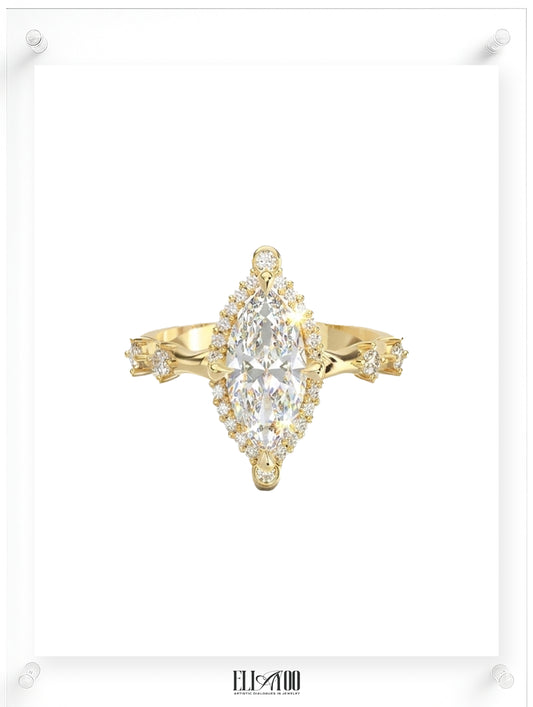 Rococo Monologue Diamond Ring