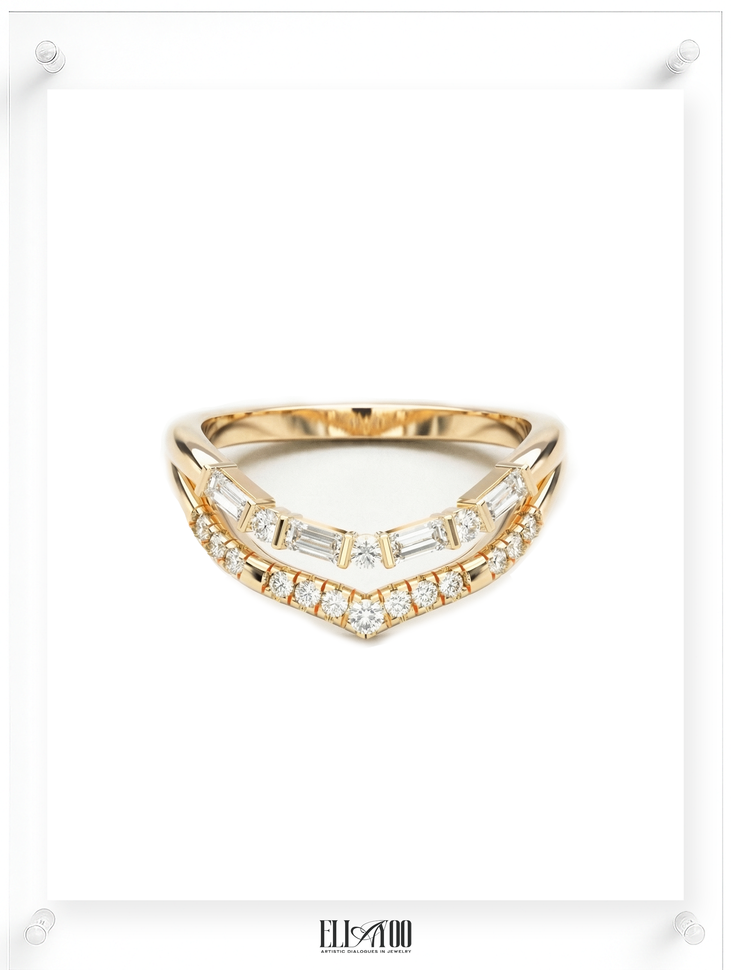 Layered Moment Stackable Ring