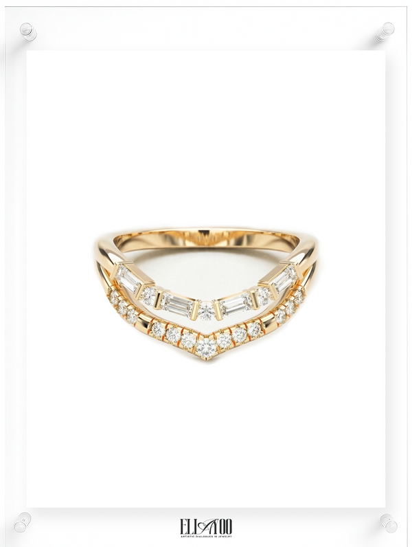 Layered Moment Stackable Ring
