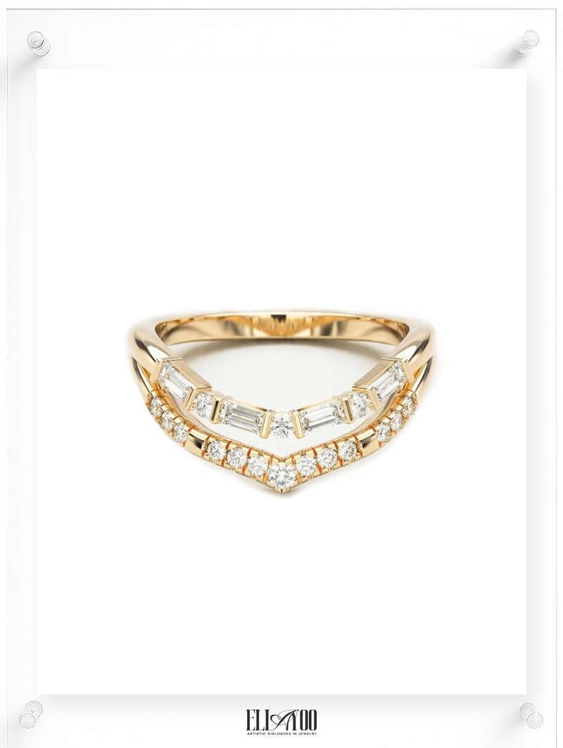Layered Moment Stackable Ring