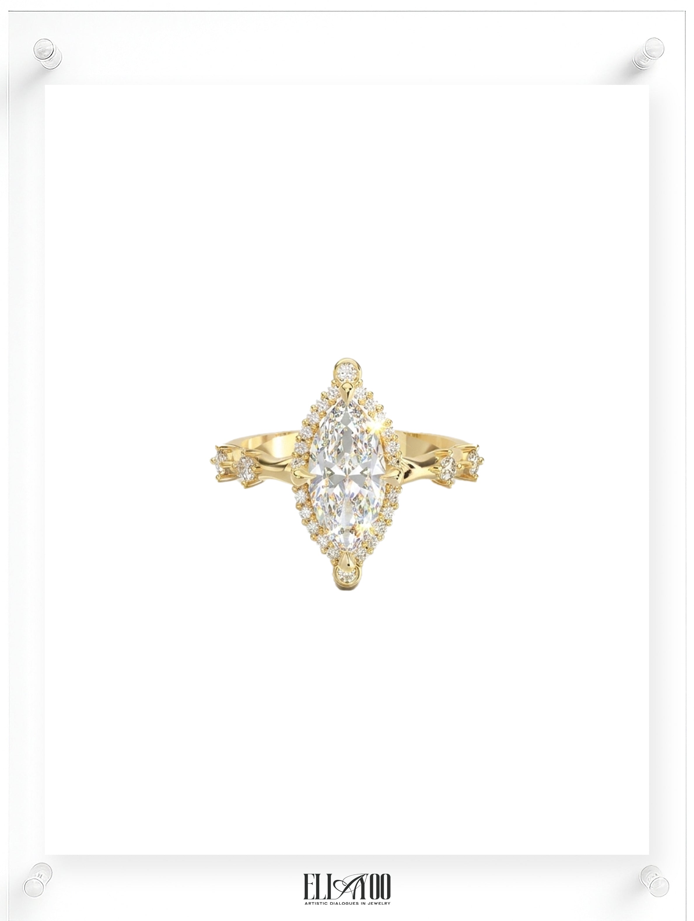 Rococo Monologue Diamond Ring