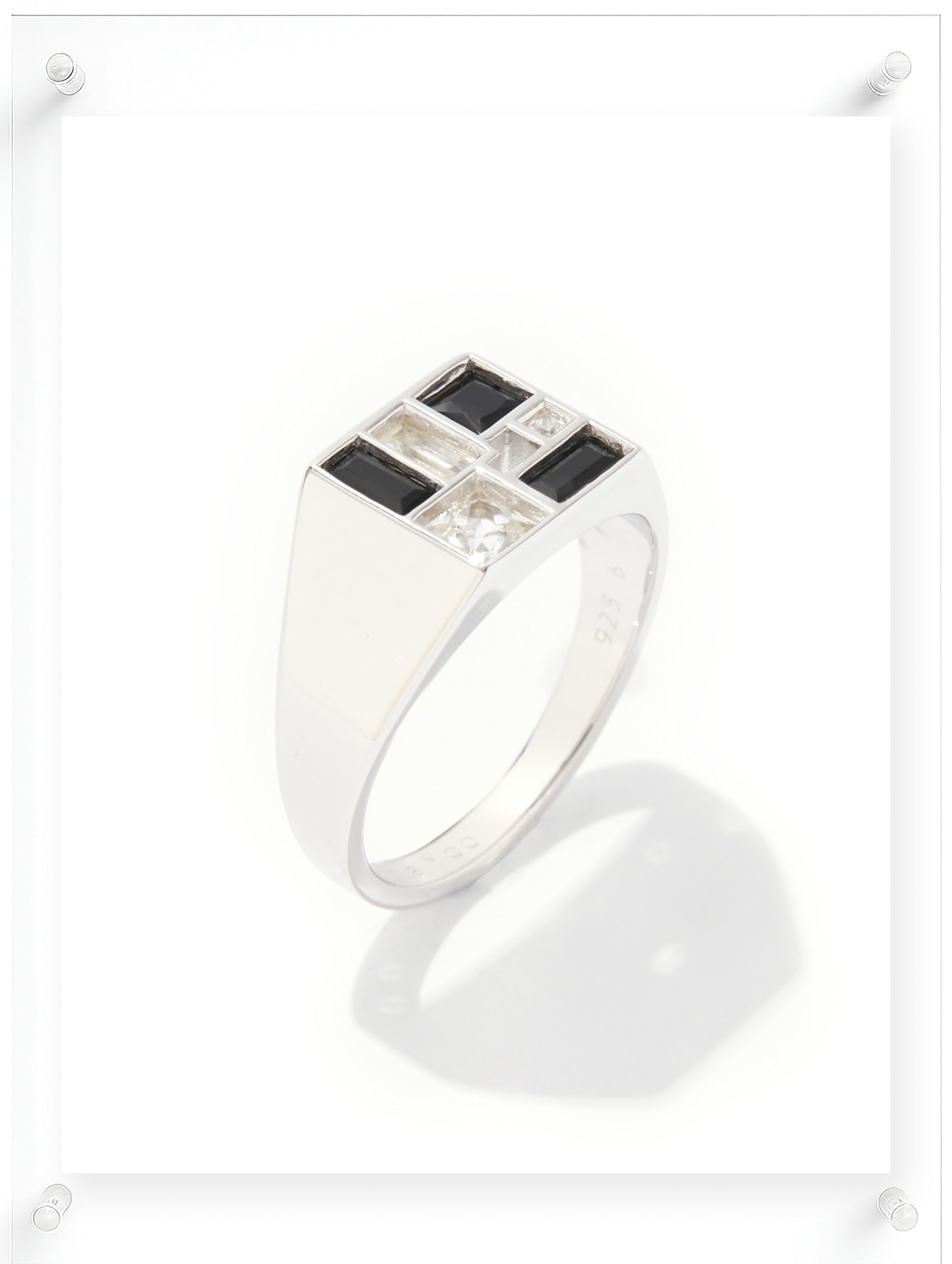 Men's Poetic Mind Black Onyx Ring - Sterling Silver